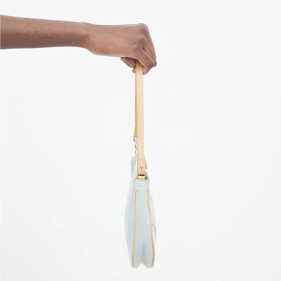 Dior Light Blue Saddle Denim Mini Shoulder Bag - Picture 3 of 13